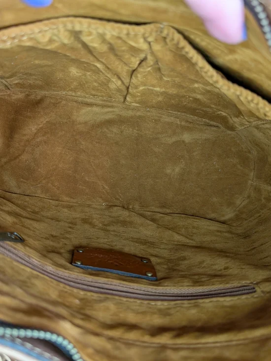 Patricia Nash Castelli Woven Leather Hobo Bag - Like New! - Picture 11 of 12